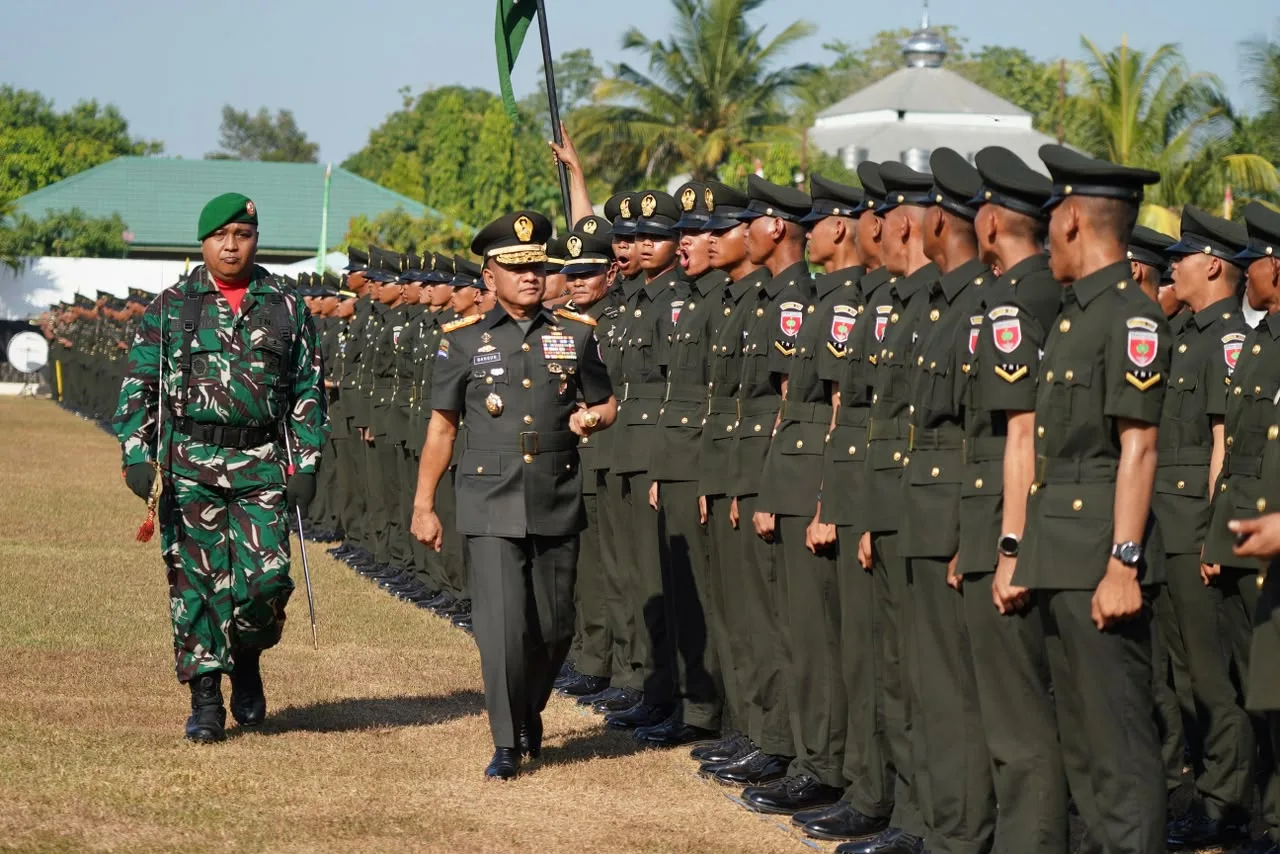 Lantik Prajurit Tamtama Infanteri, Pangdam Hasanuddin Sampaikan Pesan Kasad: Siap Dukung Percepatan Pembangunan