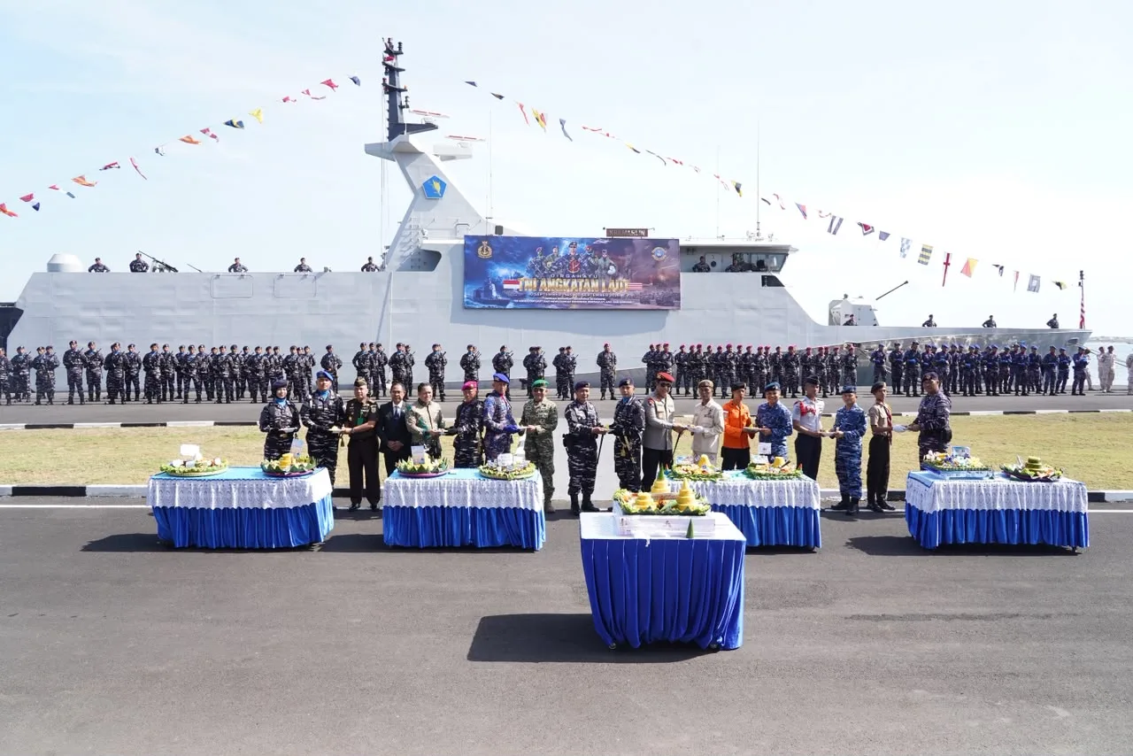 Pangdam XIV/Hasanuddin Hadiri Hari Jadi Ke-81 TNI AL, Perkuat Sinergi dan Soliditas Antarmatra TNI di Sulsel